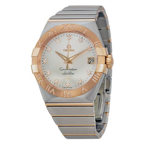 omega constellation men silver price|omega constellation watch with diamonds.